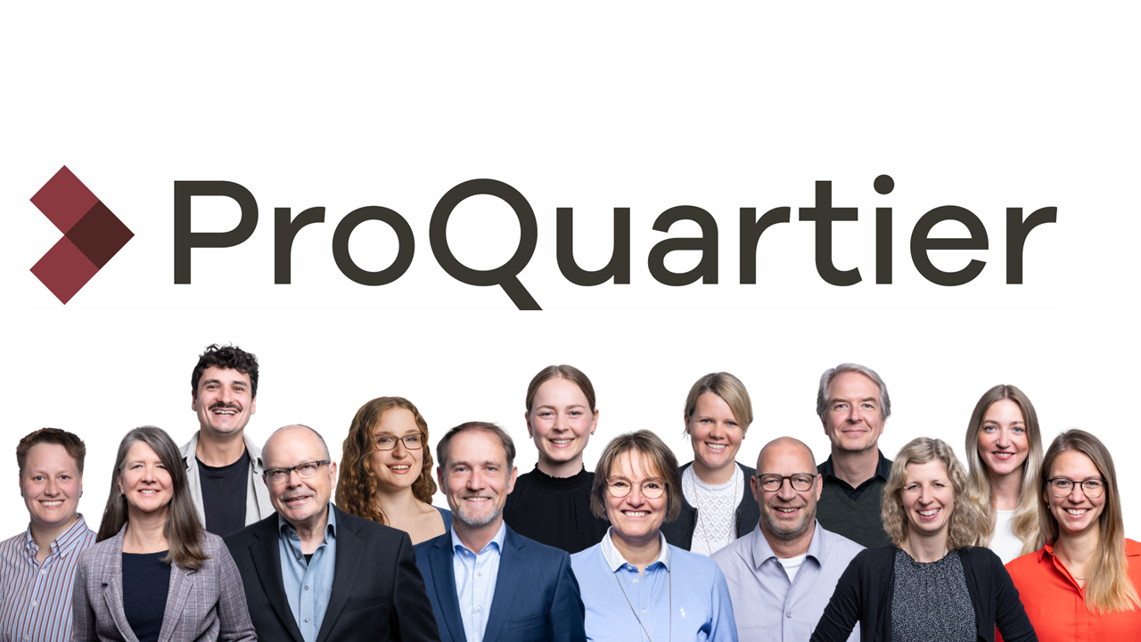 ProQuartier Team Abbildung der ProQuartier Teammitglieder